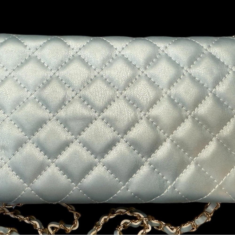 Badgley Mischka Quilted Crossbody Handbag - Picture 8 of 13